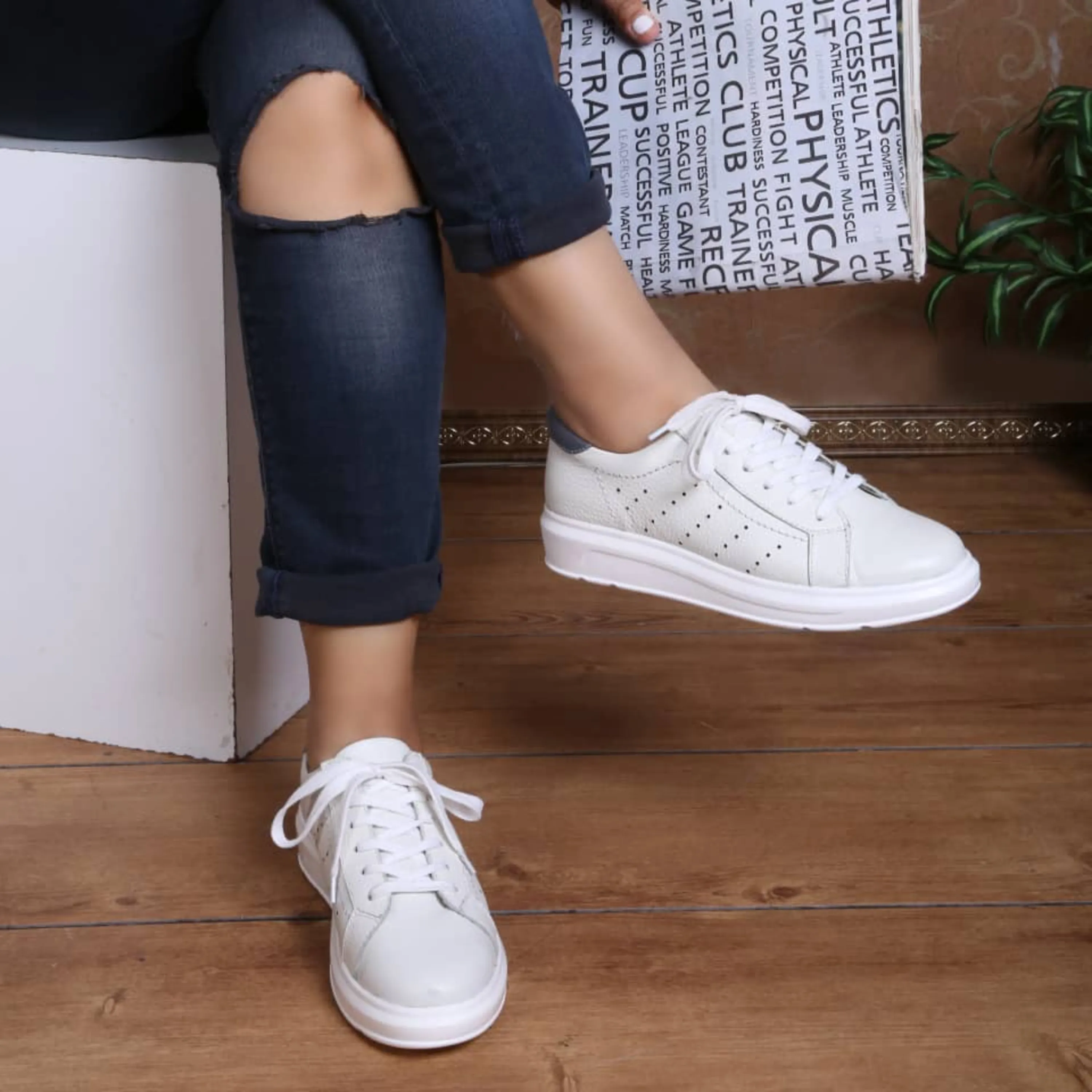 کفش چرم مدل کتونی ونس کفش چرم مدل کتونی ونس